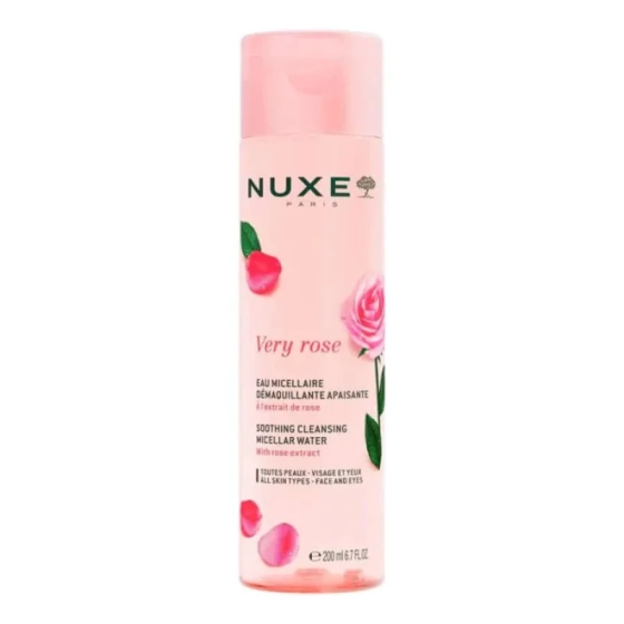 Nuxe very rose 3-в-1 успокояваща мицеларна вода 200мл.