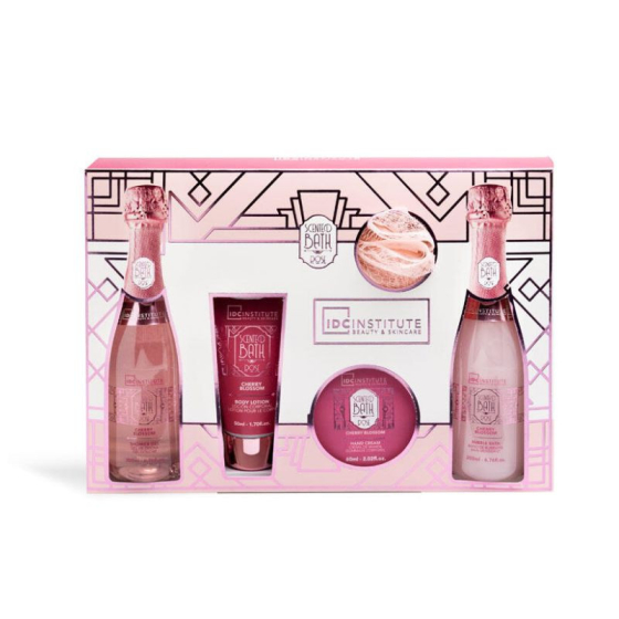 IDC Institute Подаръчен комплект 42285 Scented Bath Rose 5 части