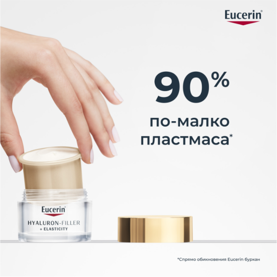 Eucerin Hyaluron-Filler+Elasticity Дневен крем за всеки тип кожа SPF30 50мл пълнител