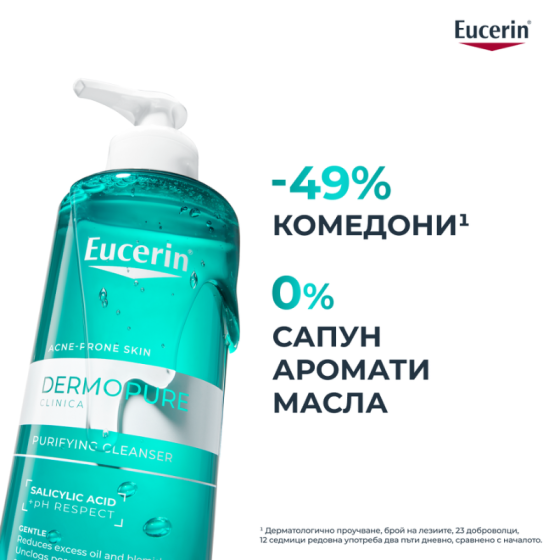 Eucerin Dermopure Clinical Измиващ гел 200мл