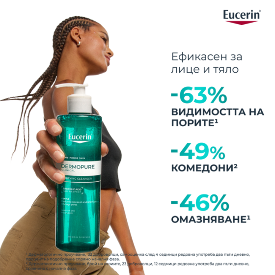 Eucerin Dermopure Clinical Измиващ гел 200мл
