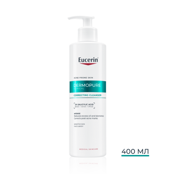 Eucerin Dermopure Clinical Коригиращ измиващ гел 400мл