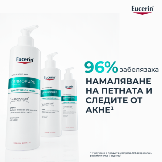 Eucerin Dermopure Clinical Коригиращ измиващ гел 400мл
