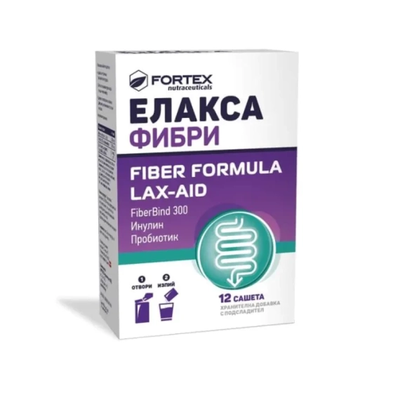 Елакса фибри саше при запек х12