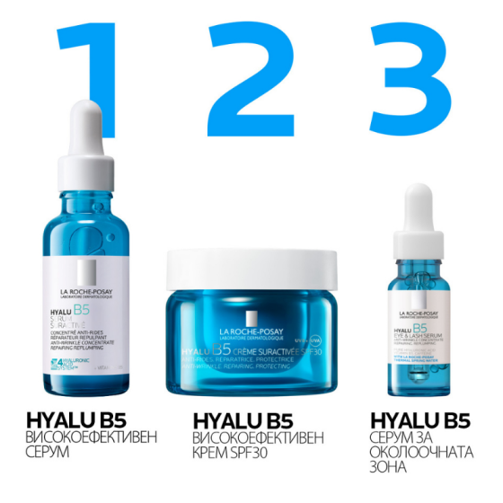 La Roche-Posay Hyalu B5 SPF30 Крем за лице високоефективен 50мл
