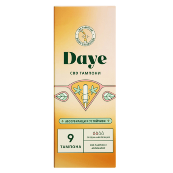 Daye Regular Дамски тампони с коноп 9 броя