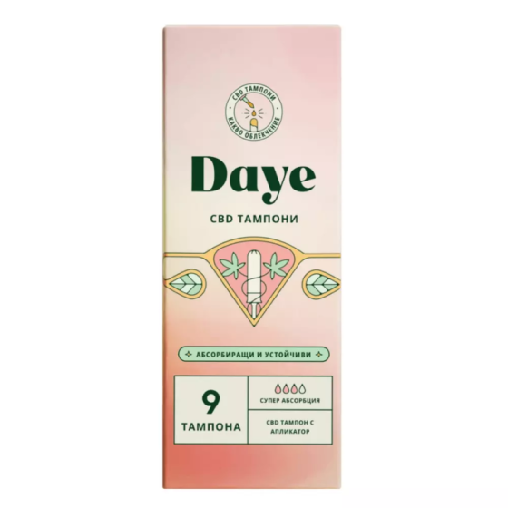 Daye Super Дамски тампони с коноп 9 броя