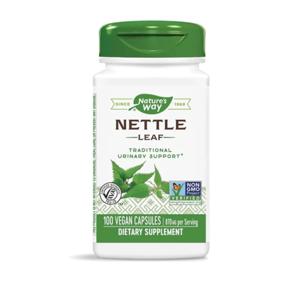 Коприва капсули за здрав уринарен тракт и кръвоносна система 435мг х100 Nature's Way