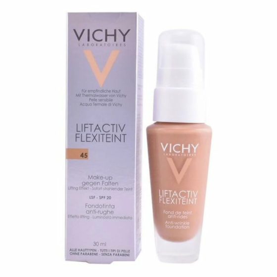 Vichy liftactiv flexilift teint фон дьо тен 45 против бръчки 30мл./злато/ 321581