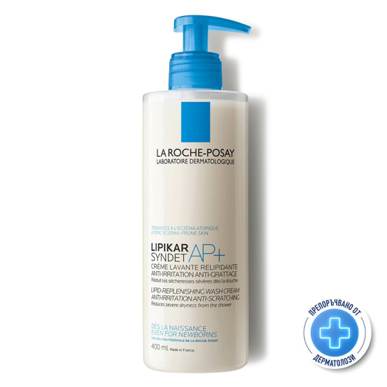 La roche-posay lipikar syndet ap+ крем измиващ 400мл. 537315