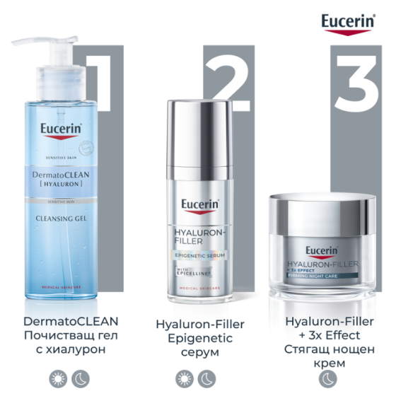 Eucerin hyaluron-filler нощен крем  50мл