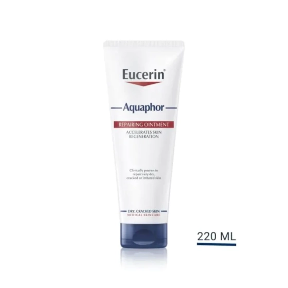 Eucerin aquaphor защитаващ мехлем за увредена кожа, 220мл Годен до: 30.09.2026 г.