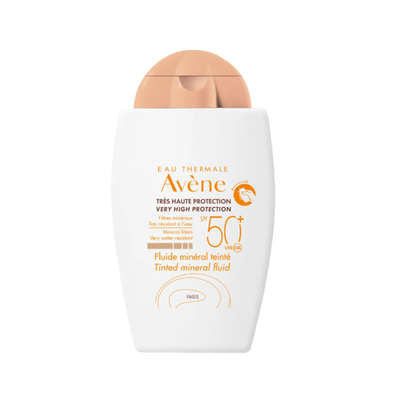 Avene Sun Тониран минерален флуид за лице SPF50+ 40мл