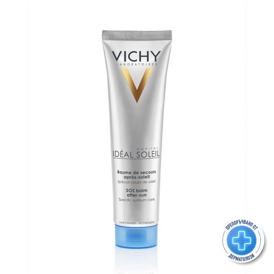 Vichy Capital Soleil SOS Успокояващ балсам при зачервявания от излагане на слънце x100мл 318697, Годен до: 31.07.2026г.