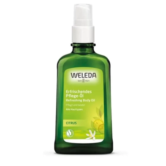 Weleda масло с цитрус и бадем 100 мл помпа