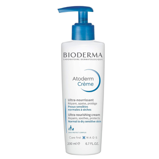 Bioderma Atoderm Ultra хидратиращ крем ултра за лице и тяло помпа 200 мл