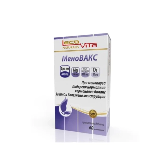 МеноВакс капсули при менопауза х60 Lecovita