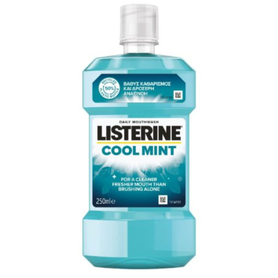 Listerine вода за уста Cool Mint за ежедневна употреба 250мл