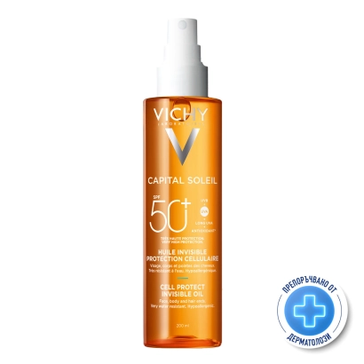 Vichy Capital Soleil Защитно масло за лице, тяло и краищата на косата SPF50+ 200мл. 892308
