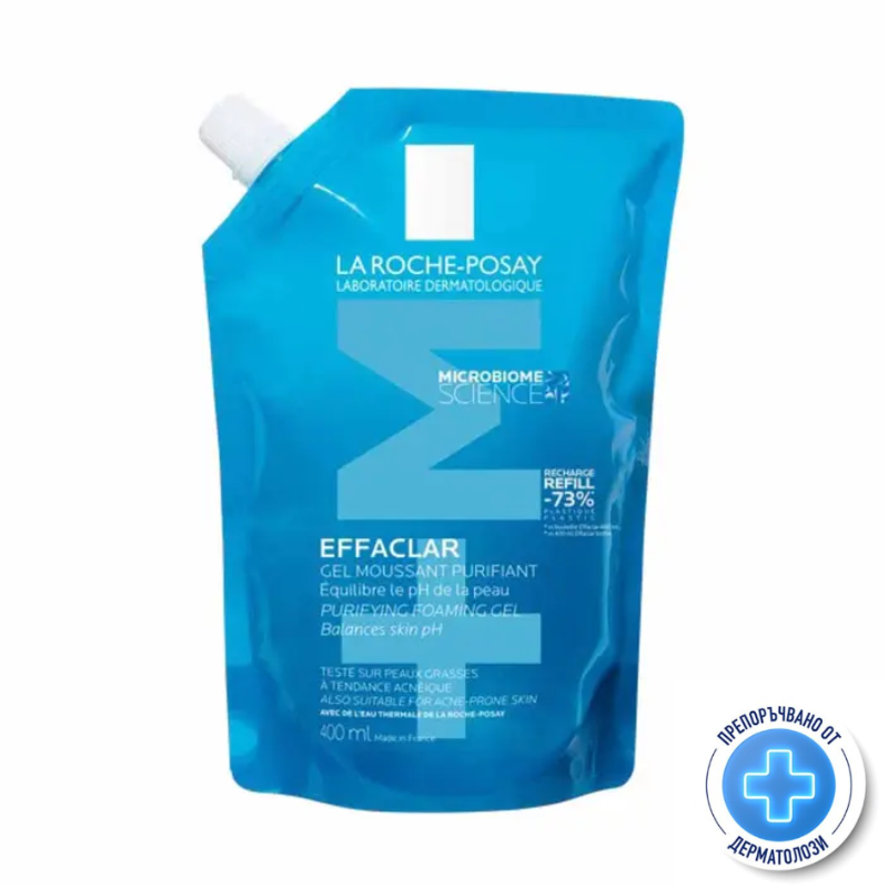La Roche-Posay Effaclar Почистващ гел за акне рефил 400мл