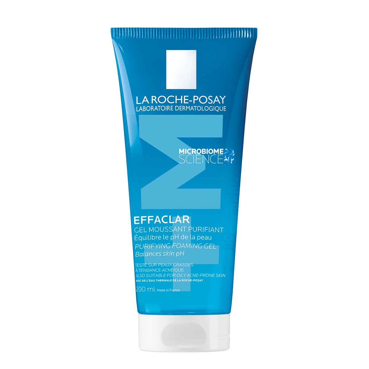 La Roche-Posay Effaclar пенлив почистващ гел за лице, 200 мл