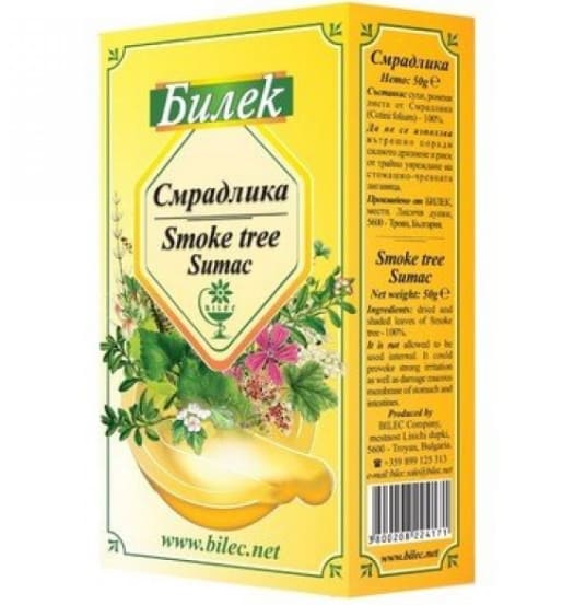 Чай смрадлика лист 50гр-пакет билек