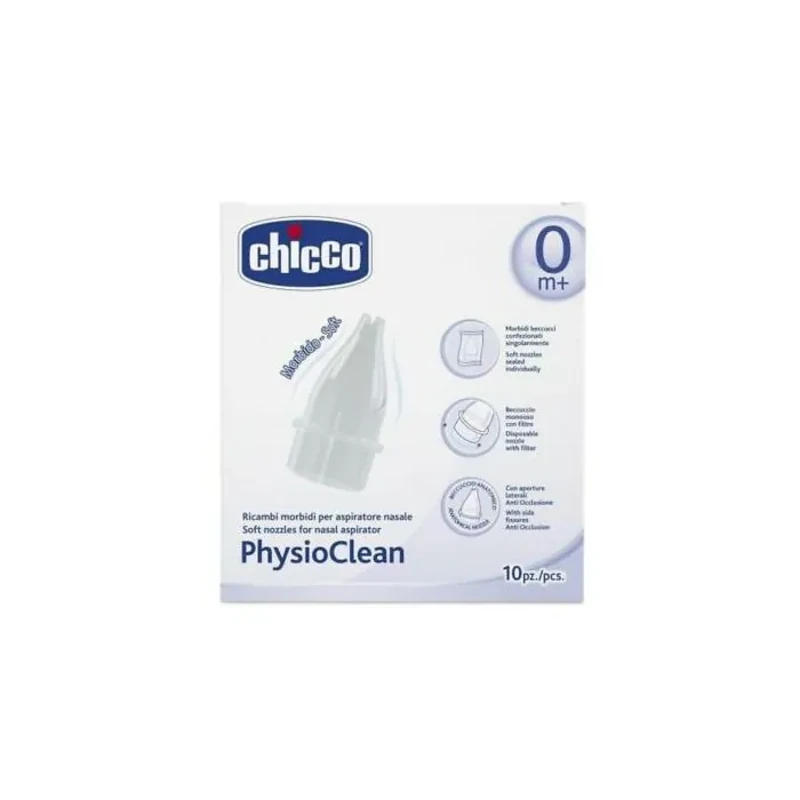 Mеки силиконови накрайници за физиологичен аспиратор Chicco