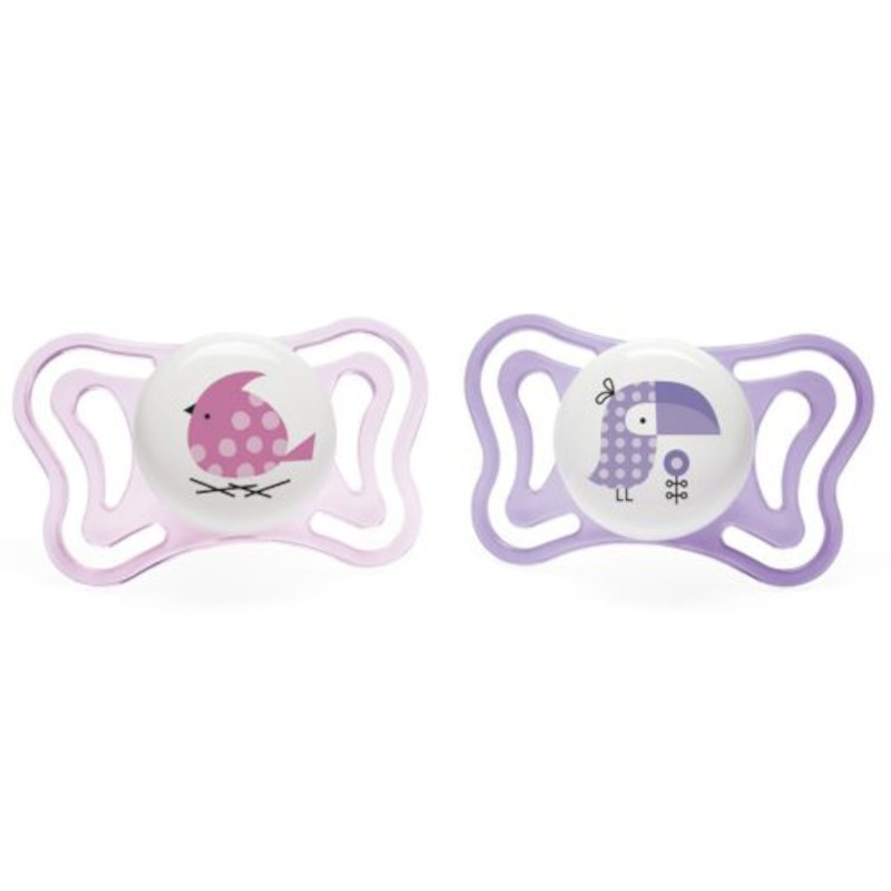 Силиконова залъгалка PhysioForma Light 2-6м G x2 Chicco N0359