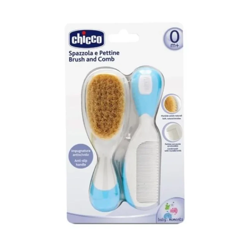 Комплект четка и гребен за бебе B момче Chicco N0610