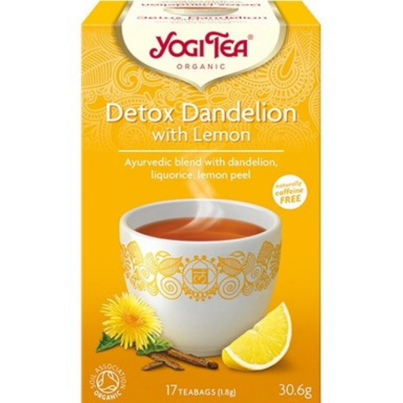 Yogi Tea Детокс с лимон аюрведичен чай x17 броя