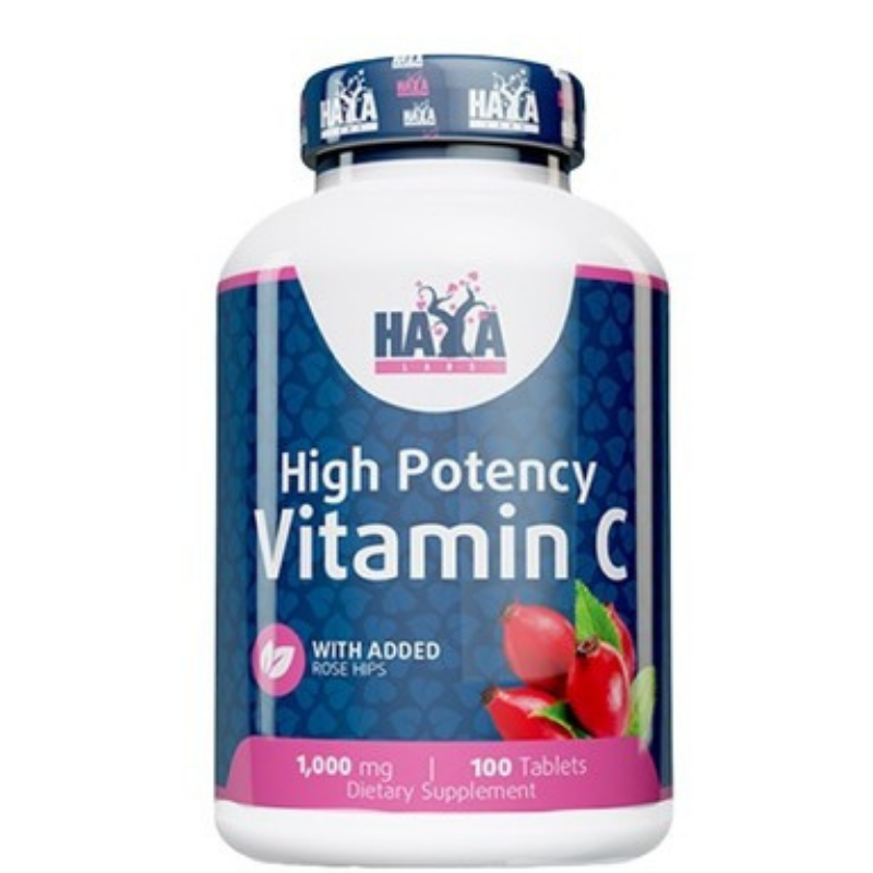 Витамин C и шипка 1000 мг за антиоксидантна защита x100 таблетки Haya Labs