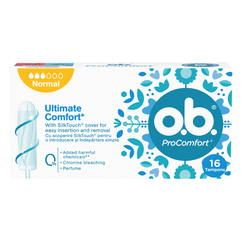 Дамски тампони комфорт нормал х16 О.В.
