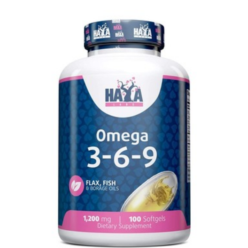 Омега 3-6-9 1200мг за сърце и холестрол капсули х100 Haya Labs