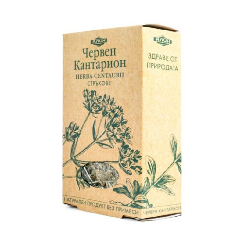 Чай червен кантарион стрък 50гр Алин