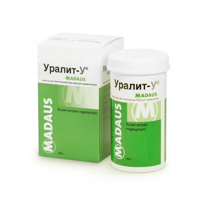 Уралит-У гранули при камъни в бъбреците 280гр Мadaus