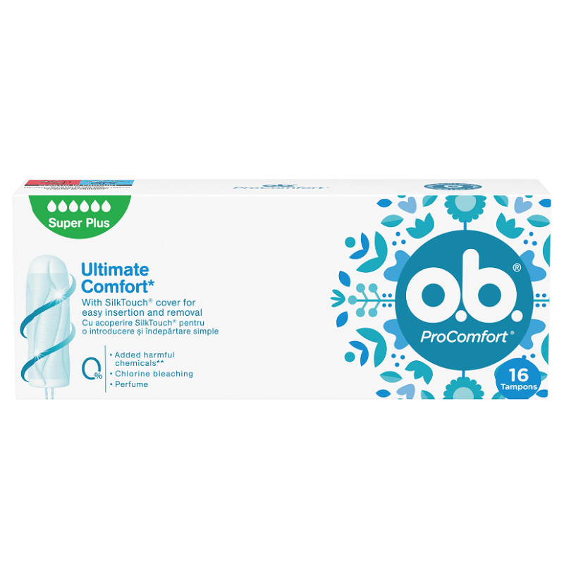Дамски тампони комфорт супер плюс х16 О.В.