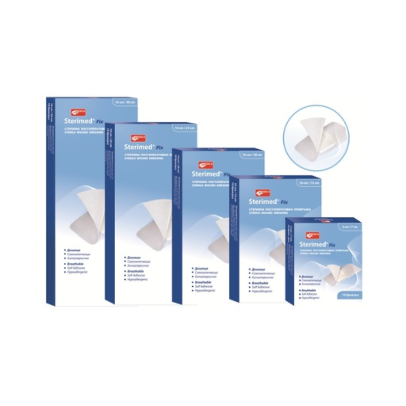 Sterimed Fix Стерилни постоперативна превръзка 5/7см х10