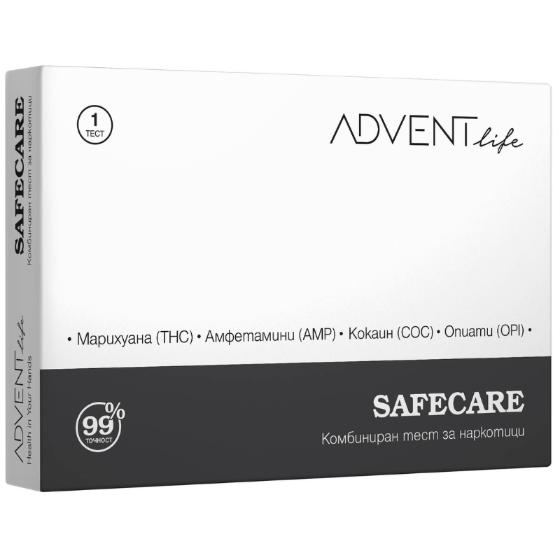 Safecare Комбиниран тест за наркотици, Advent Life