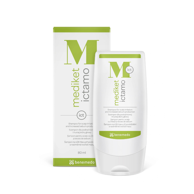 Benemedo Mediket Ictamo Шампоан за проблемен мазен скалп 80 мл