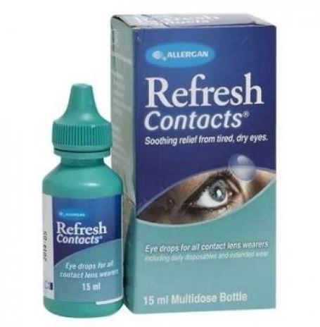 Рефреш контакт солуцио при уморени и сухи очи 15мл
