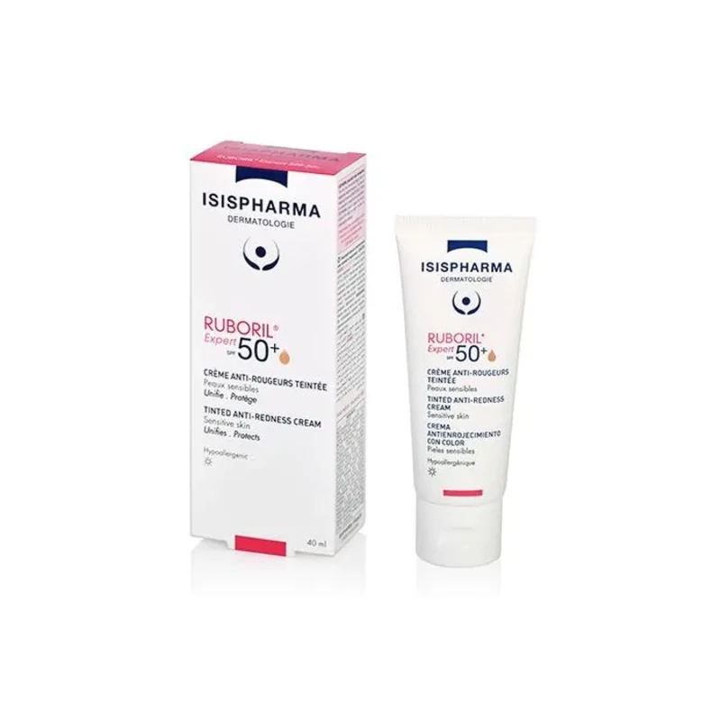 Ruboril Expert 50+ Оцветен крем за лице против розацея SPF50+ x40 мл