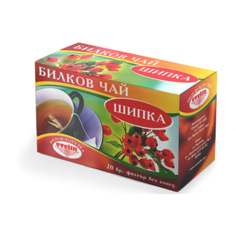 Чай шипка плод филтър x20 Евелин