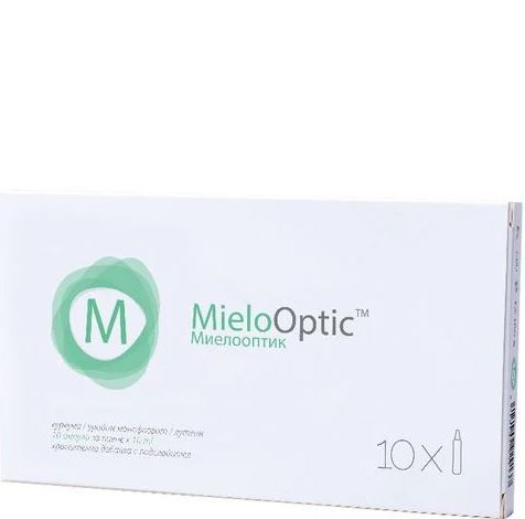 Миелооптик ампули за пиене за предпазване на очния нерв 10мл х10 Naturpharma