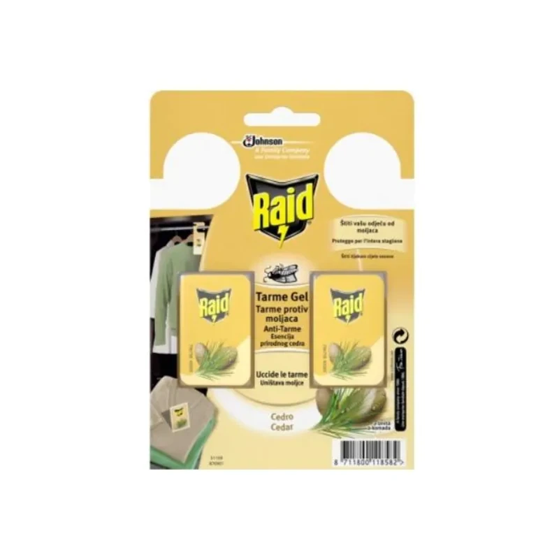 Raid Гел против молци кедър x2 броя