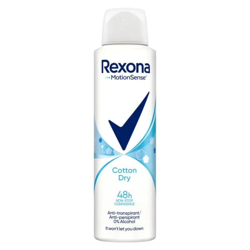 Rexona deo cotton dry дезодорант спрей против изпотяване 150мл