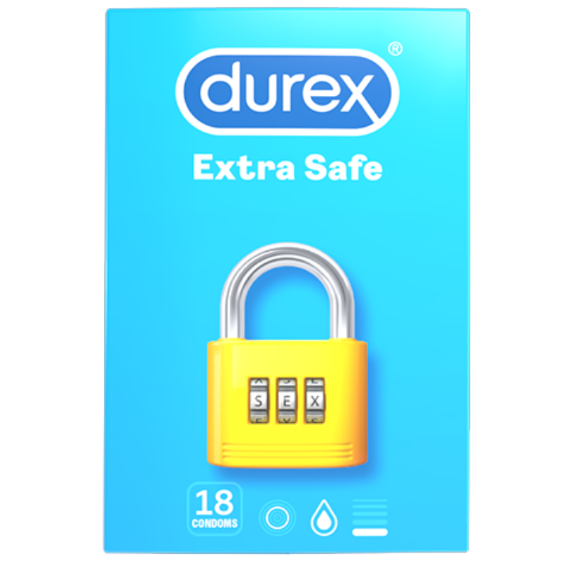 Презервативи durex extra safe x18