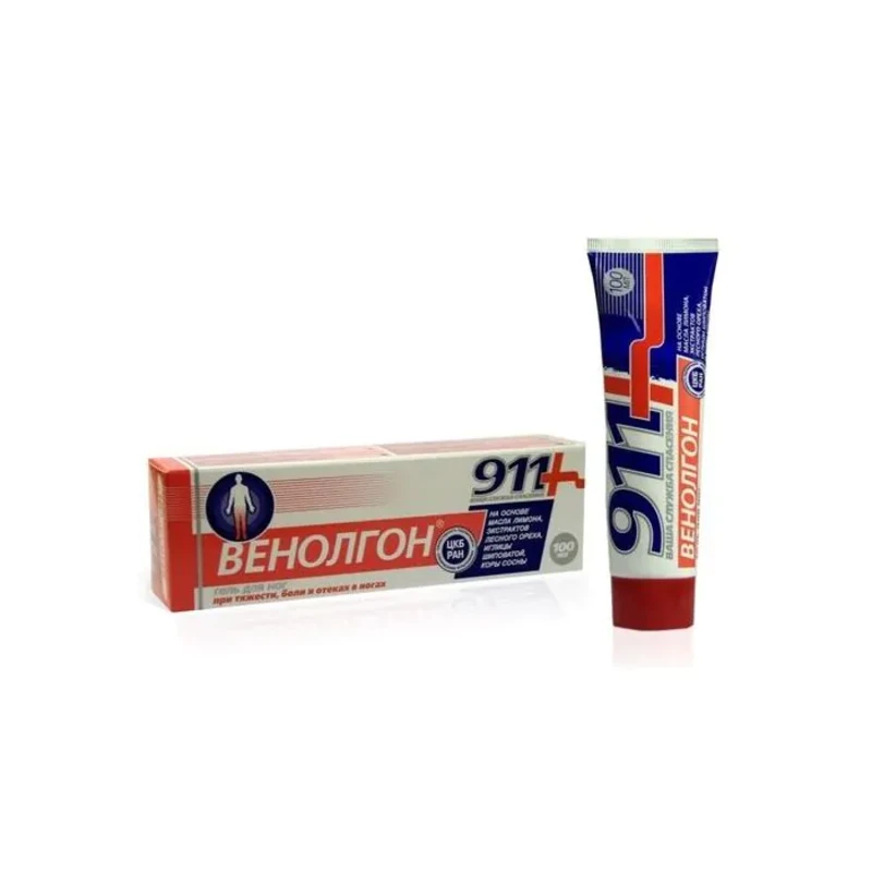 911 венолгон гел при болка и оток в краката 100мл