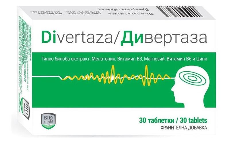 Дивертаза таблетки кръвооросяване х30