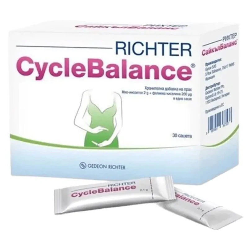Рихтер Сайкъл баланс саше за хормонален баланс х30 Gedeon Richter
