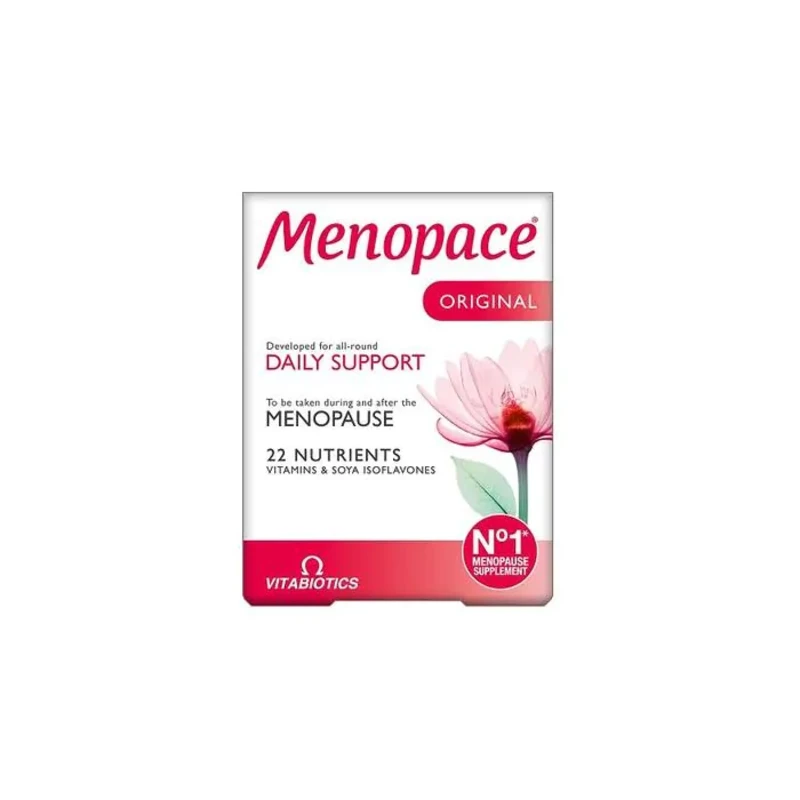 Менопейс оригинал таблетки за хормонален баланс при менопауза х30 Vitabiotics